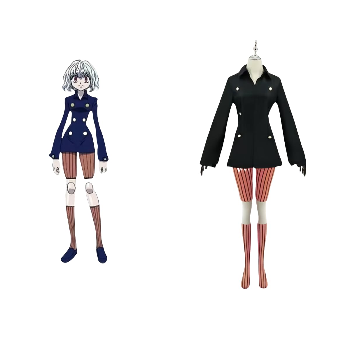Amazon.co.jp: ハンター×ハンター ネフェルピトー コスプレ衣装 日常服